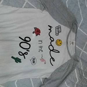A "90's" styled shirt!